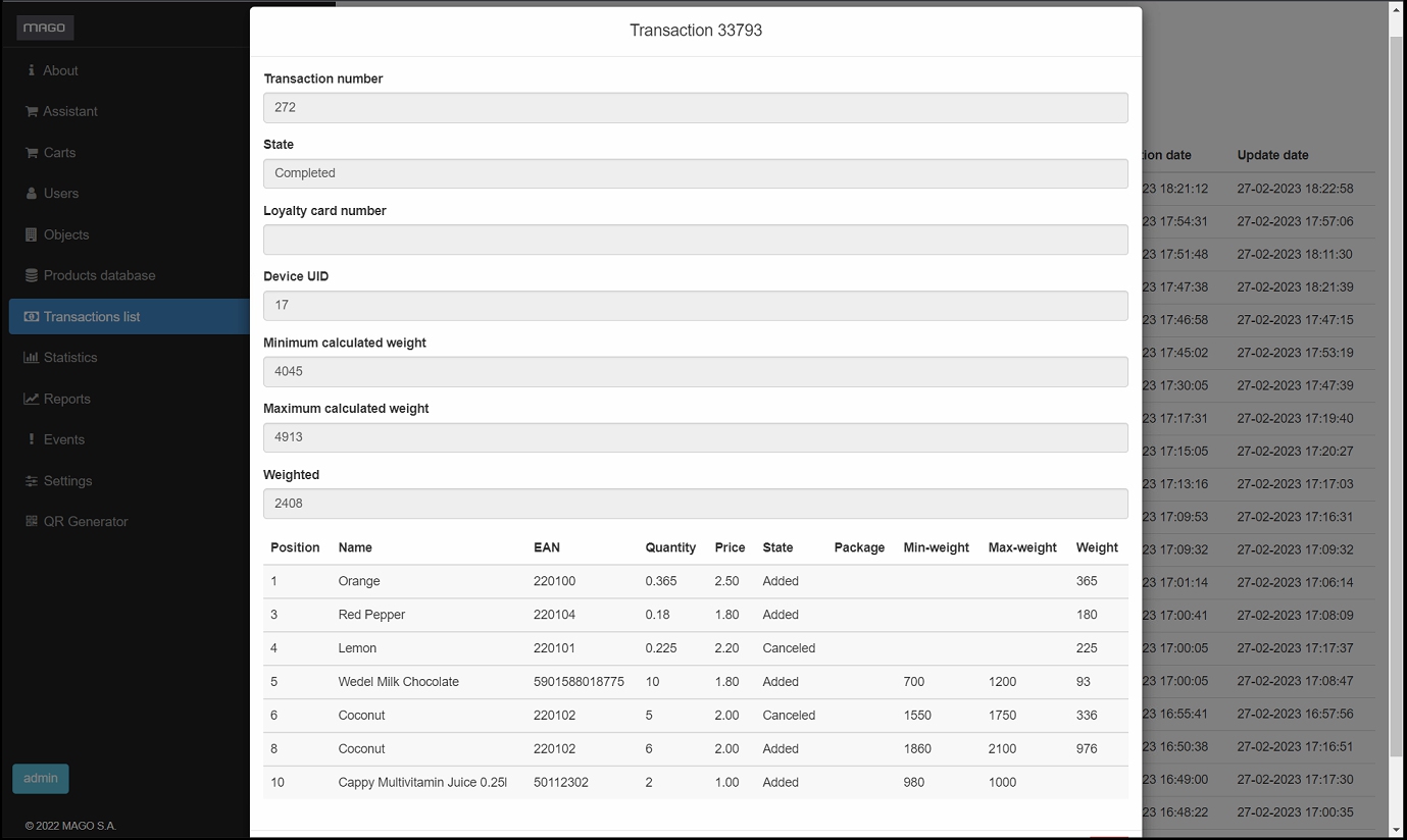 Transaction Details