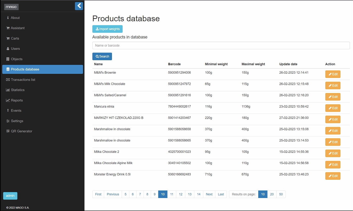 Product Database